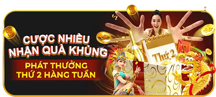 Biểu tượng tiền thưởng chào mừng với số tiền lớn